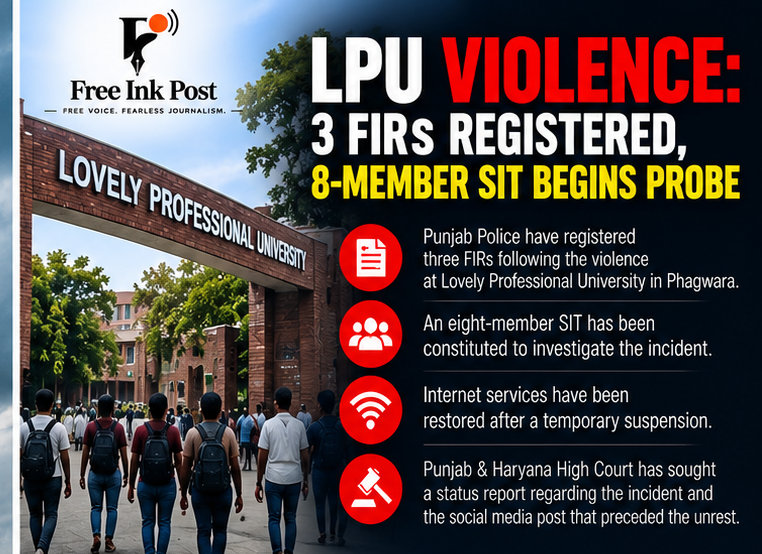 LPU Violence: 3 FIRs Registered, 8-Member SIT Formed to Probe Unrest